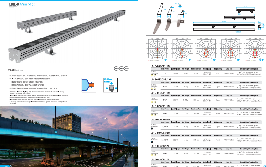Linear LED Wall Washer